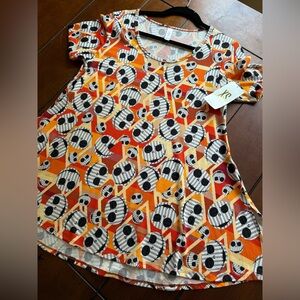NEW Disney Nightmare Before Christmas Lularoe Perfect T XS Top
